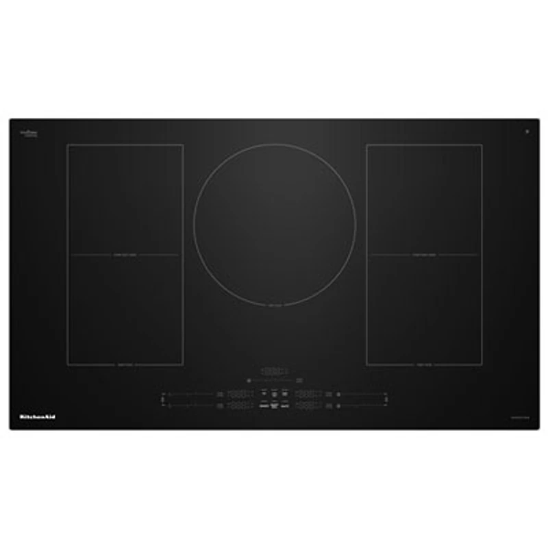 KitchenAid 36" 5-Element Temp Cook Induction Cooktop (KCIT736SBL) - Black