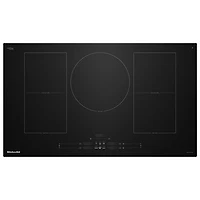 KitchenAid 36" 5-Element Temp Cook Induction Cooktop (KCIT736SBL) - Black