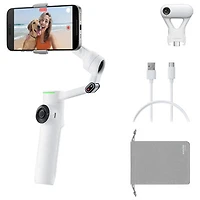 Insta360 Flow 2 Pro Gimbal Stabilizer Bundle (CINSABQB_FLOW225) - White