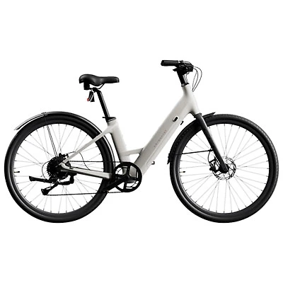 Urtopia Carbon 1 Pro Step-Through Electric City Bike (750W/128km Range/32 km/h Top Speed) - White
