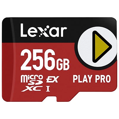 Lexar PLAY PRO 256GB 900MB/s microSDXC Memory Card