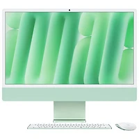 Open Box - Apple iMac 24" (Fall 2024) - Green (Apple M4 Chip / 8-Core GPU / 16GB RAM / 256GB SSD) - English