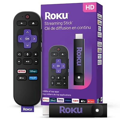 Roku Streaming Stick 2025 HD Media Streamer with Voice Remote