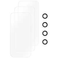 Insignia Glass Screen Protector with Camera Lens Protectors for iPhone - 3 Pack - Only at Best Buy