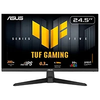 Asus TUF 24.5" FHD 200Hz 1ms GTG IPS LED G-Sync FreeSync Gaming Monitor (VG259Q5A)
