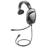 HP Poly 8K793AA Over-Ear Wired Headset - Black