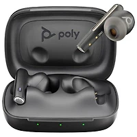 HP Poly In-Ear Noise Cancelling True Wireless Earbuds - Carbon Black