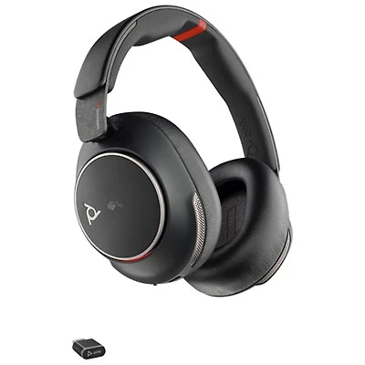 HP Poly Voyager Surround 85 UC Over-Ear Noise Cancelling Bluetooth Headset - Black