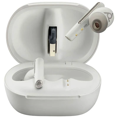 HP Poly In-Ear Noise Cancelling True Wireless Earbuds - White Sand