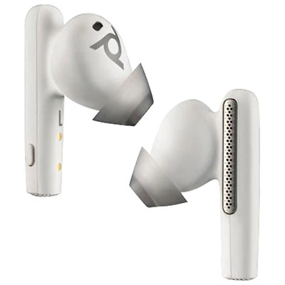 HP Poly In-Ear Noise Cancelling True Wireless Earbuds - White Sand
