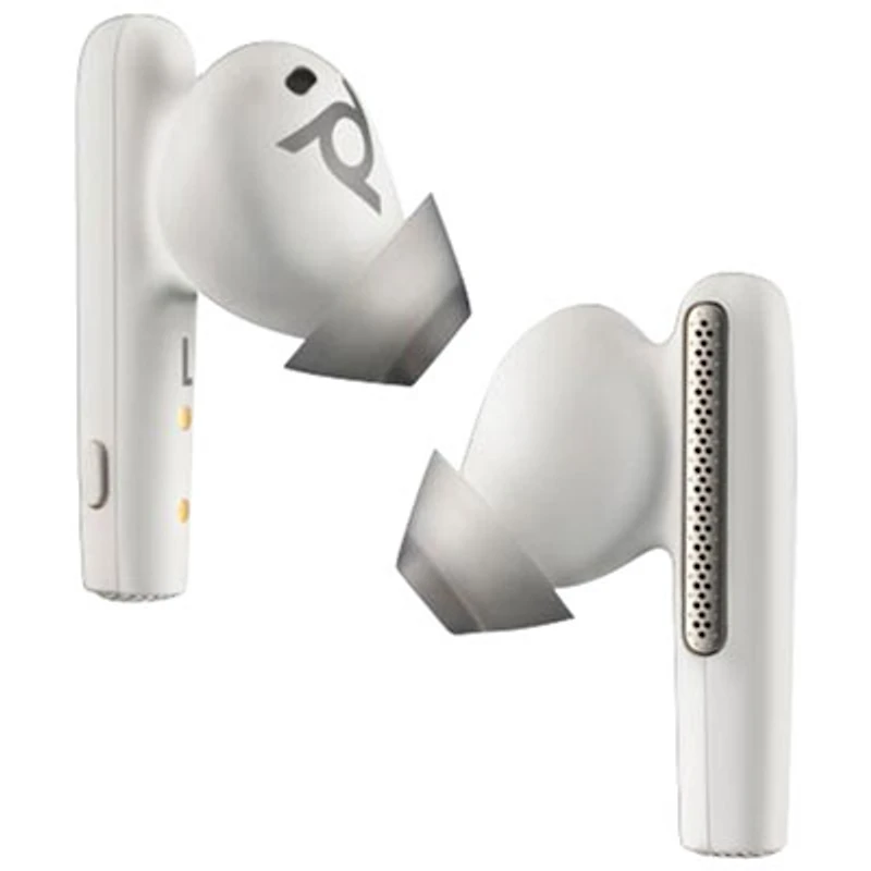 HP Poly Voyager Free 60 UC In-Ear Noise Cancelling True Wireless Earbuds - White Sand