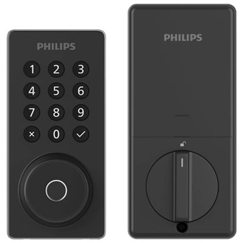 Philips 4200 Series Fingerprint Wi-Fi Deadbolt Smart Lock - Matte Black