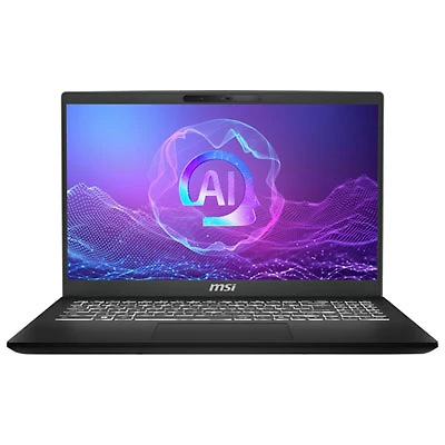 MSI Modern 15 H AI 15.6" Touchscreen Laptop - Black (Intel Core Ultra 9 - 285H/32GB RAM/1TB SSD)