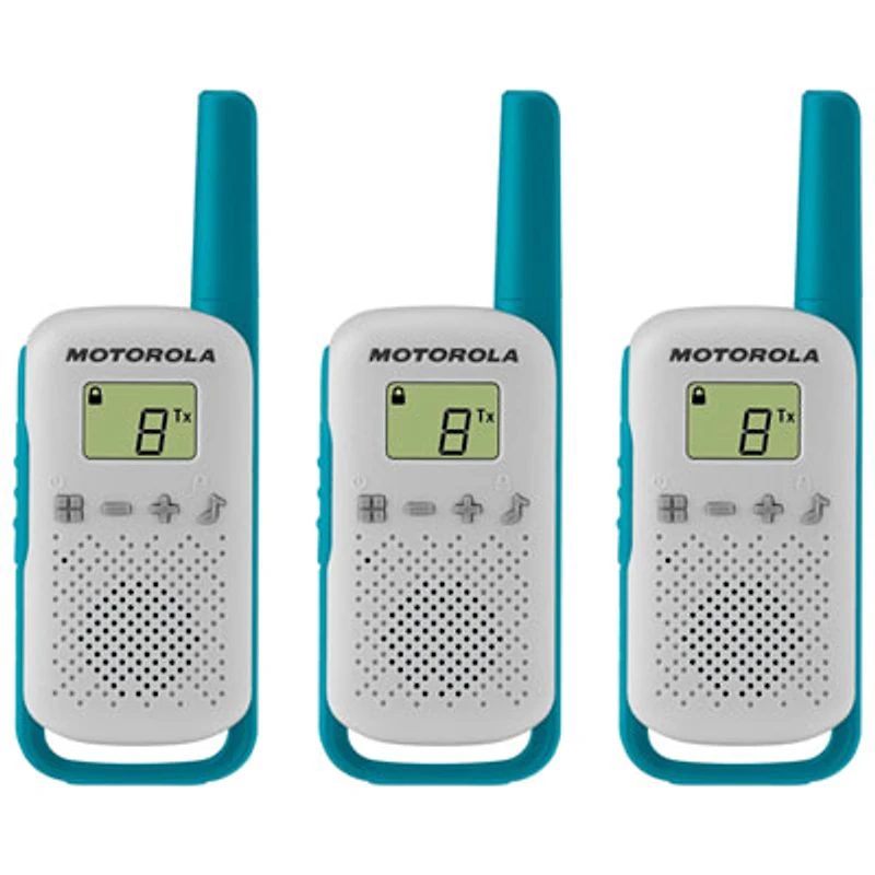 Motorola Talkabout T114TP 25 km 2-Way Radios - 3 Pack