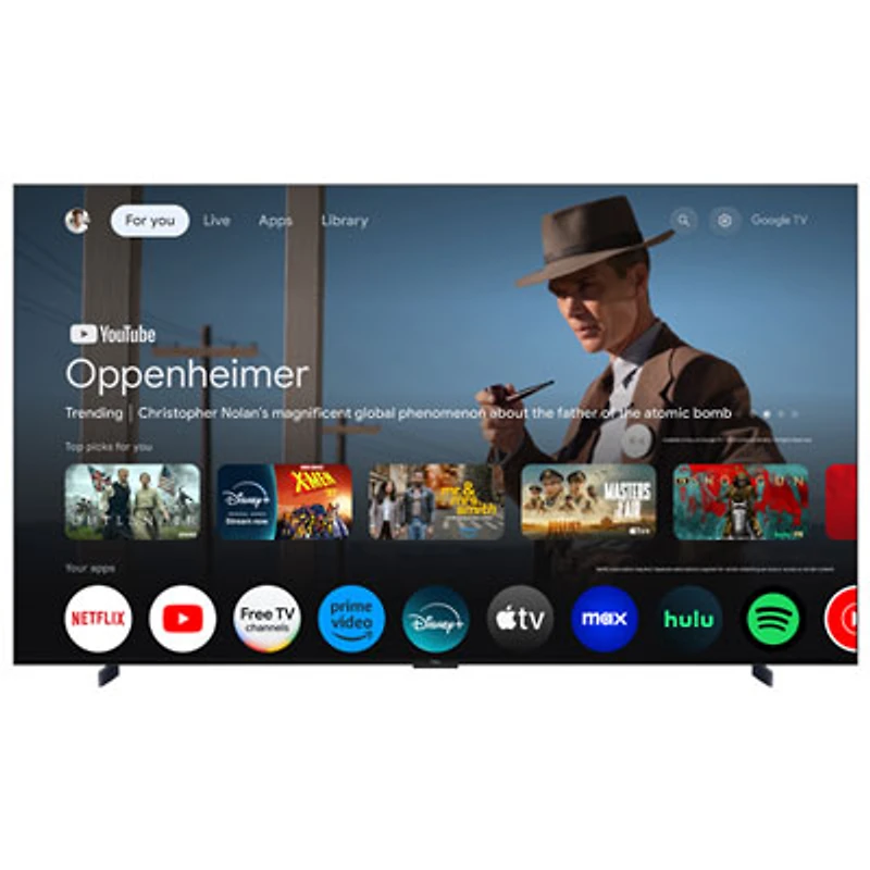 TCL QM7K-Series 115" 4K UHD HDR Mini-LED Smart Google TV (115QM7K) - 2025