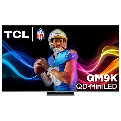 TCL 65" QM9K Series 4K UHD HDR Mini-LED Smart Google TV (65QM9K) - 2025