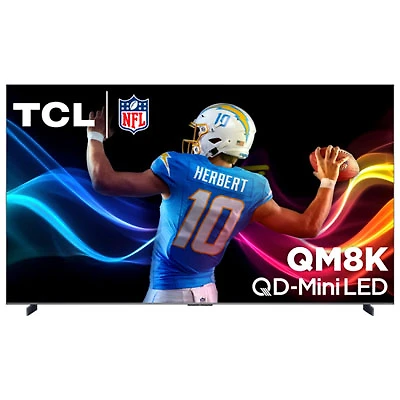 TCL 98" QM8K Series 4K UHD HDR Mini-LED Smart Google TV (98QM8K) - 2025