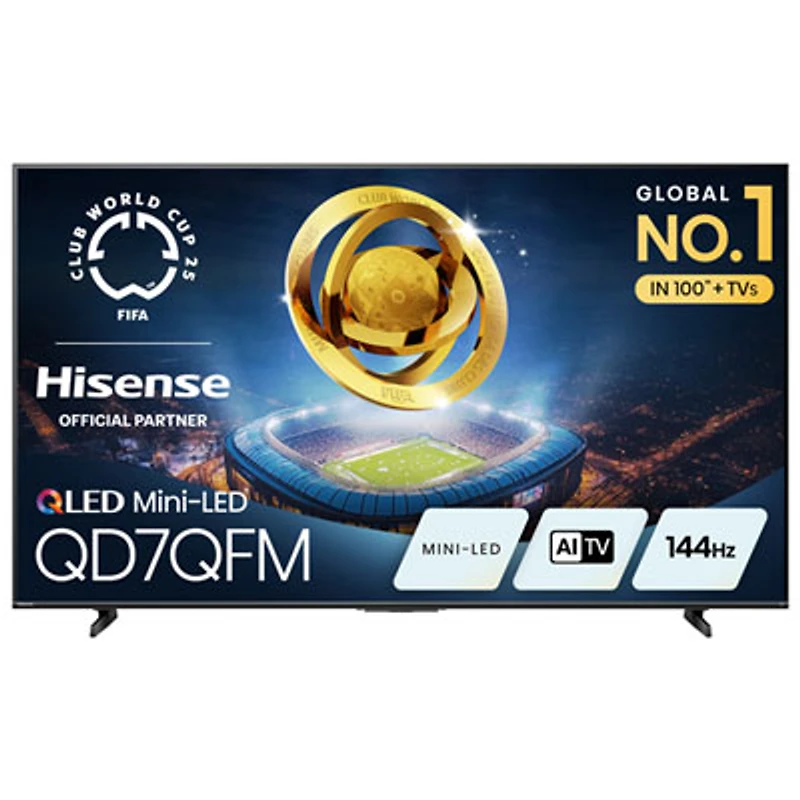 Hisense 75" QD7QFM Series 4K UHD HDR Mini-LED Smart Fire TV (75QD7QFM) - 2025