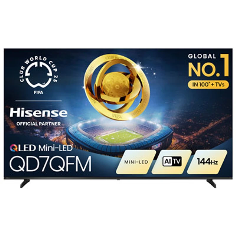 Hisense 85" QD7QFM Series 4K UHD HDR Mini-LED Smart Fire TV (85QD7QFM) - 2025