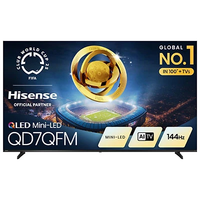 Hisense 85" QD7QFM Series 4K UHD HDR Mini-LED Smart Fire TV (85QD7QFM) - 2025