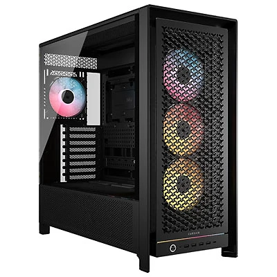 Corsair 5000D ARGB Mid-Tower ATX Computer Case - Black