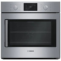 Bosch 30" 4.6 Cu. Ft. True Convection Electric Combination Wall Oven (HBL5455RUC) - Stainless Steel