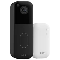 Blink 1440p Wi-Fi Video Doorbell System - Black