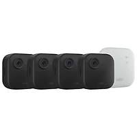 Blink Outdoor 4 Wire-Free 1080p Full HD IP Security Camera System with Sync Module Core XR - 4 Pack