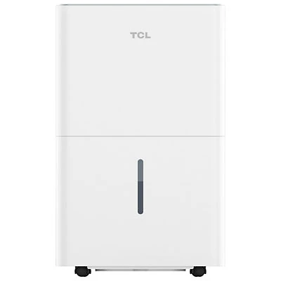 TCL Smart Dehumidifier With Pump - 50-Pint - White