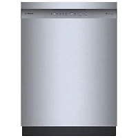 Open Box - Bosch 300 Series 24" 48dB Built-In Dishwasher w/ Stainless Steel Tub- Stainless Steel - Scratch & Dent