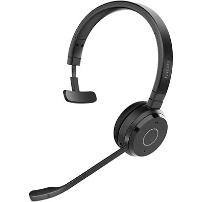 Open Box - Jabra Evolve 65 TE Wireless Bluetooth On-Ear Headset with Built-in Microphone (6693-839-409)