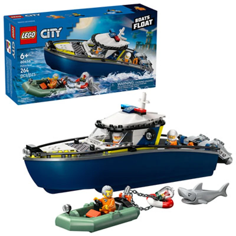 LEGO City Police: Police Boat Chase - 264 Pieces (60456)