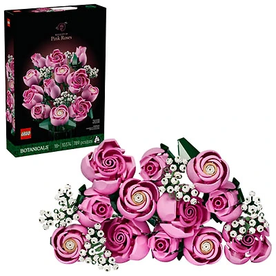 LEGO Botanicals: Bouquet of Pink Roses - 789 Pieces (10374)