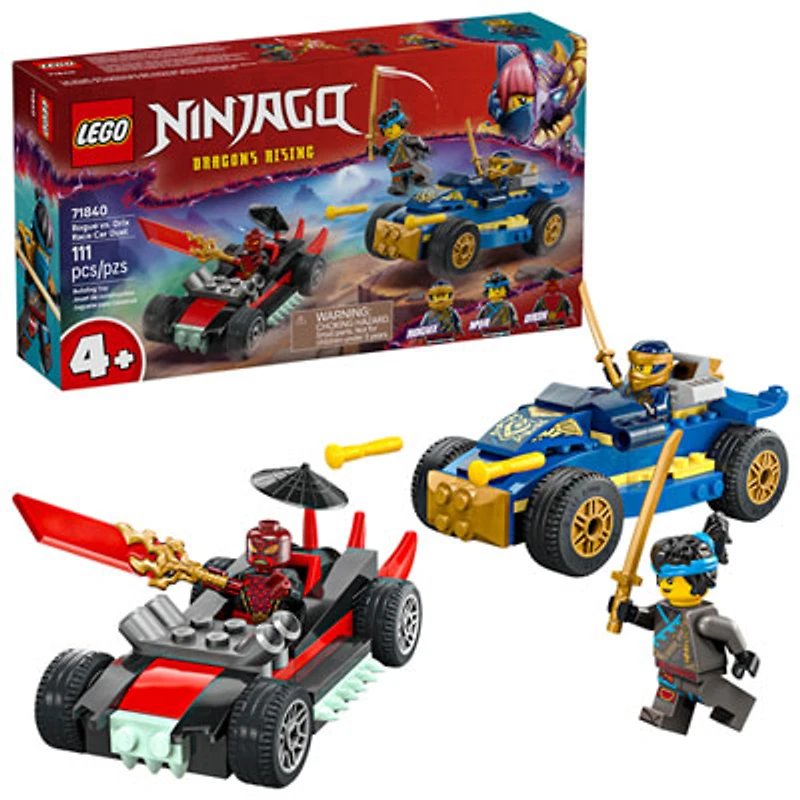 LEGO Ninjago: Rogue vs. Drix Race Car Duel - 111 Pieces (71840)