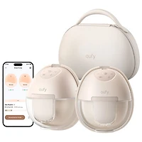 eufy S1 Pro Wearable Double Electric Breast Pump with Charging Case