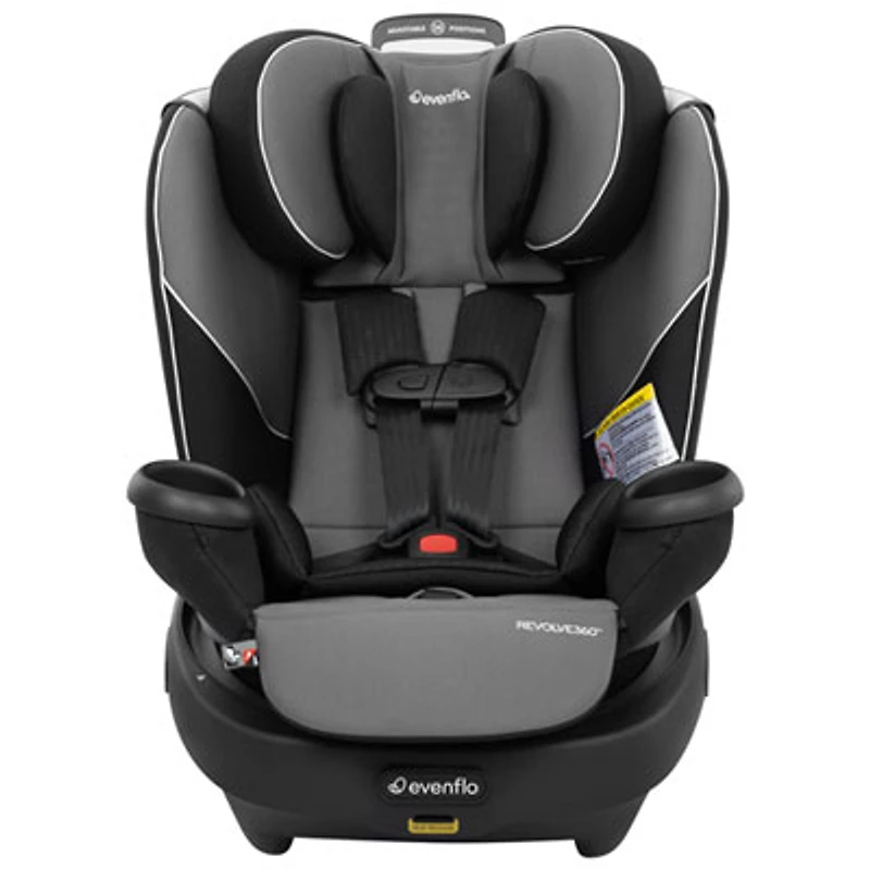 Evenflo Gold Revolve360 Extend 3-in-1 Convertible High-back Booster Car Seat - Onyx