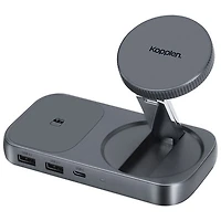 Kopplen Qi2 3-in-1 15W Wireless Charger with Dock - Space Grey