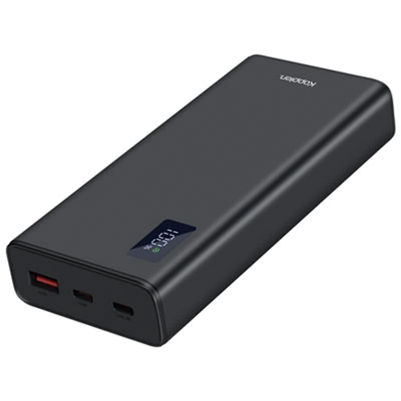 Kopplen 20000 mAh Dual USB-C/USB-A Power Bank - Black
