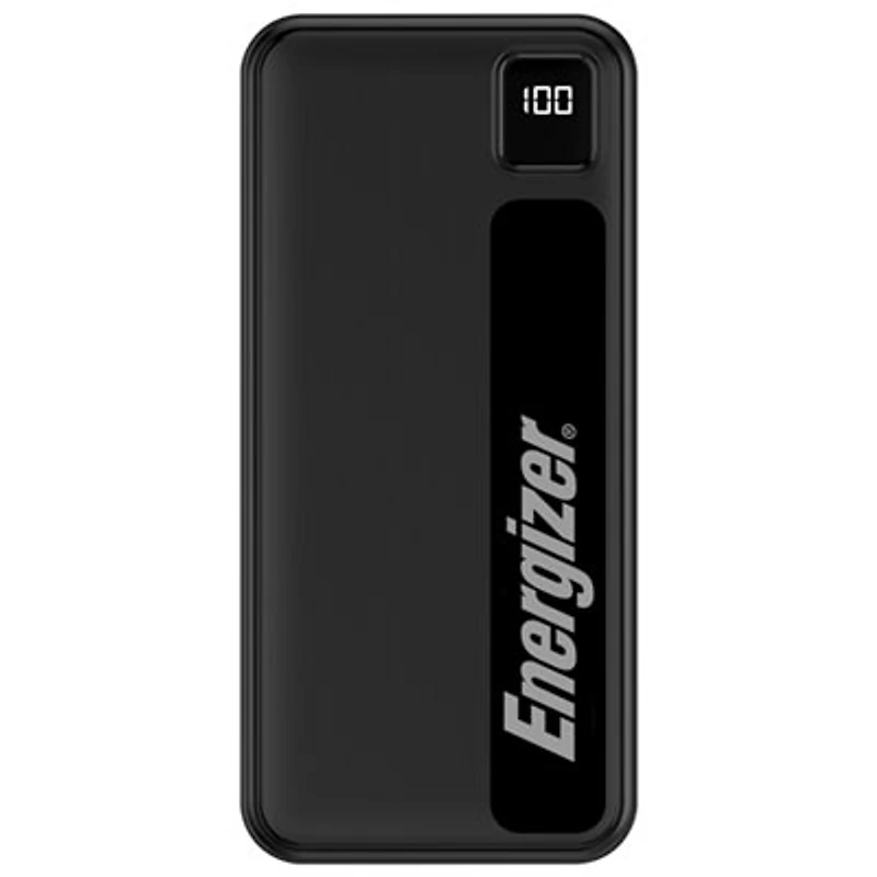Energizer MAX 20000 mAh USB-C/USB-A Power Bank - Black