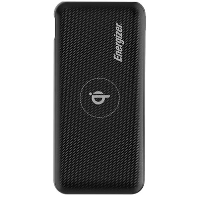 Energizer 20000 mAh USB-C/USB-A Qi Wireless Power Bank - Black