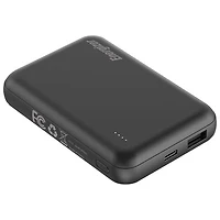 Energizer 5000 mAh USB-C/USB-A Magnetic Qi Wireless Power Bank - Black