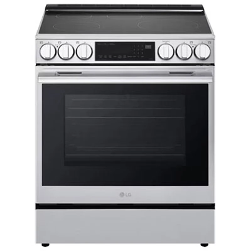 LG 30" 6.3 Cu. Ft. True Convection 5-Element Slide-In Induction Air Fry Range (LSIL6336XE) - Stainless Steel