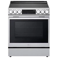 LG 30" 6.3 Cu. Ft. True Convection 5-Element Slide-In Induction Air Fry Range (LSIL6336XE) - Stainless Steel