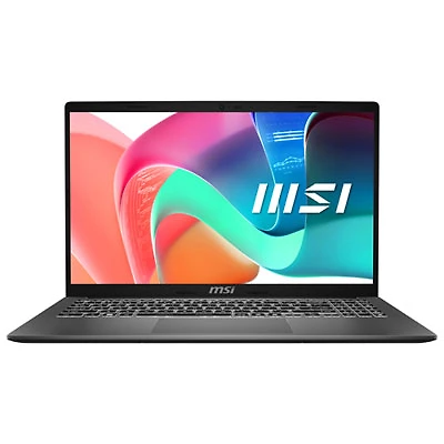 MSI Modern 15 15.6" Business Laptop - Platinum Gray (Intel Core i5-1334U/16GB RAM/512GB SSD/Windows 11 Home)