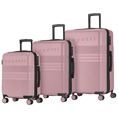 Bugatti Luxor 3-Piece Hard Side Expandable Luggage Set - Pink - Only at Best Buy