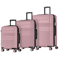 Bugatti Luxor 3-Piece Hard Side Expandable Luggage Set - Pink - Only at Best Buy