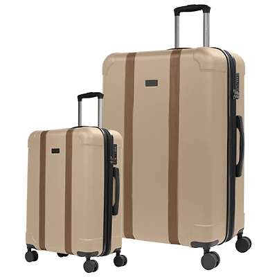 Bugatti Windsor 2-Piece Hard Side Expandable Luggage Set - Cream - Only at Best Buy