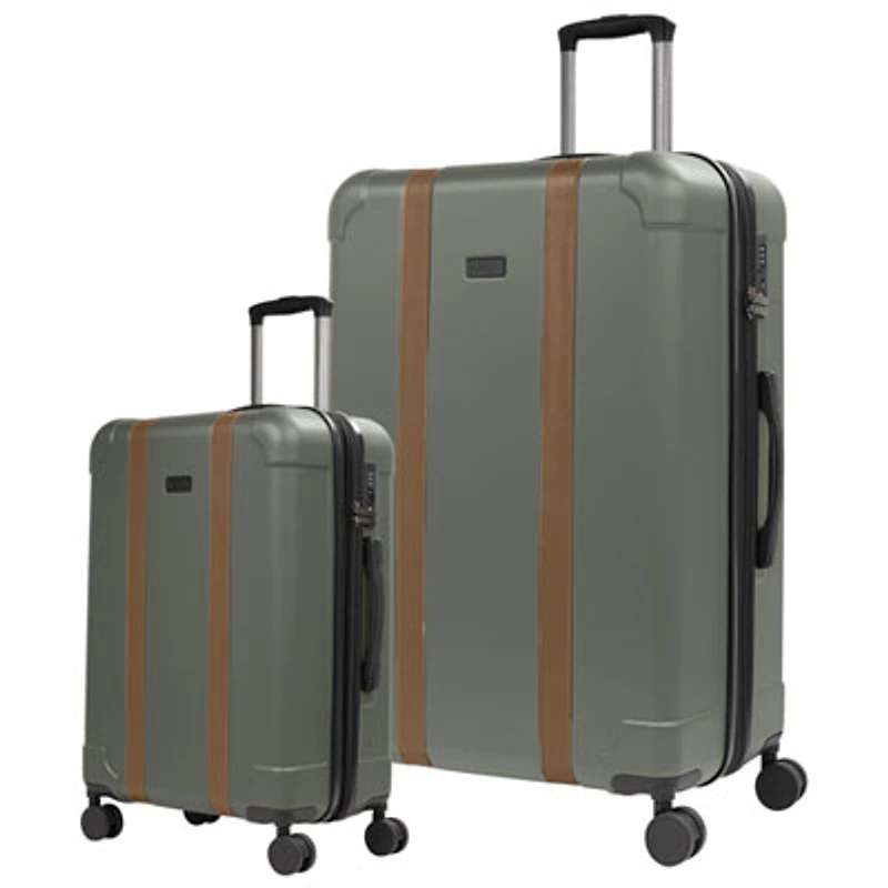 Bugatti Windsor 2-Piece Hard Side Expandable Luggage Set - Khaki - Only at Best Buy
