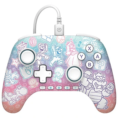 PowerA Advantage Wired Controller for Switch 2 - Mushroom Kingdom