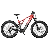 Vanpowers Grand Teton Ultra Step-Through Fat-Tire Electric City Bike (500W Motor/149km Range/32km/h Top Speed)-Black